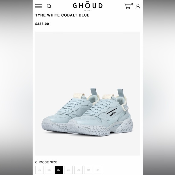 GHOUD Tyre Mesh/Leather Sneakers - Picture 3 of 13